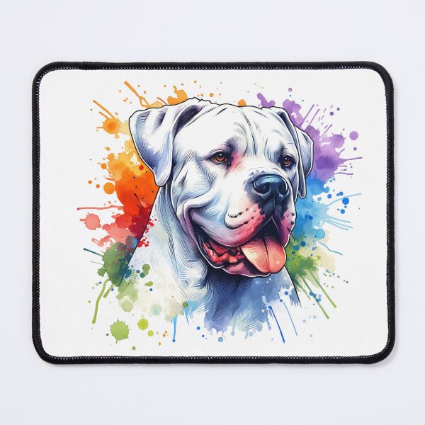 Item preview, \Watercolor Dogo Argentino designed and sold by TheAnimalZ00.