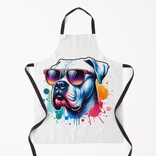 Item preview, Watercolor Dogo Argentino Wearing Sunglasses designed and sold by TheAnimalZ00.