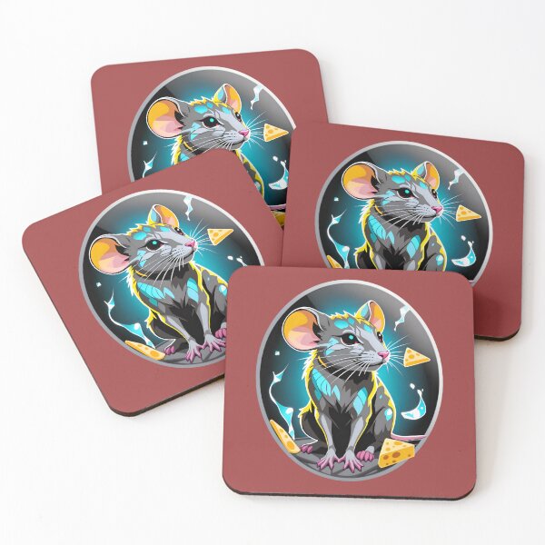 Item preview, Cute Little Mouse With Cheese designed and sold by TheArtOfPat.