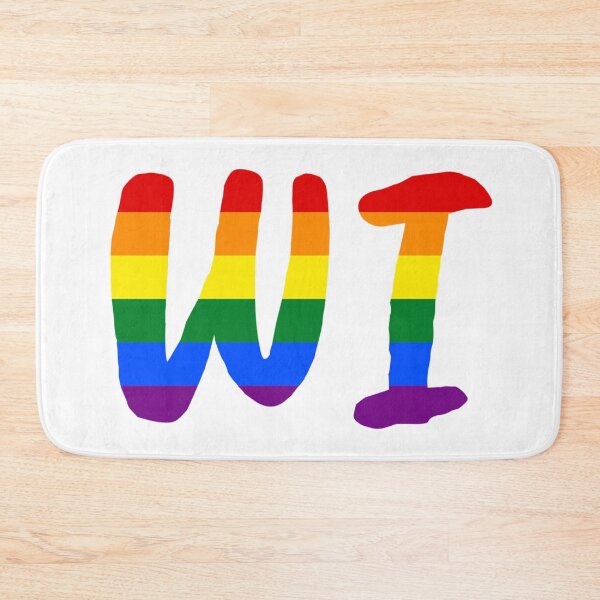 Item preview, WI Wisconsin Rainbow West Virginia Abbreviation designed and sold by Strings  Stan.