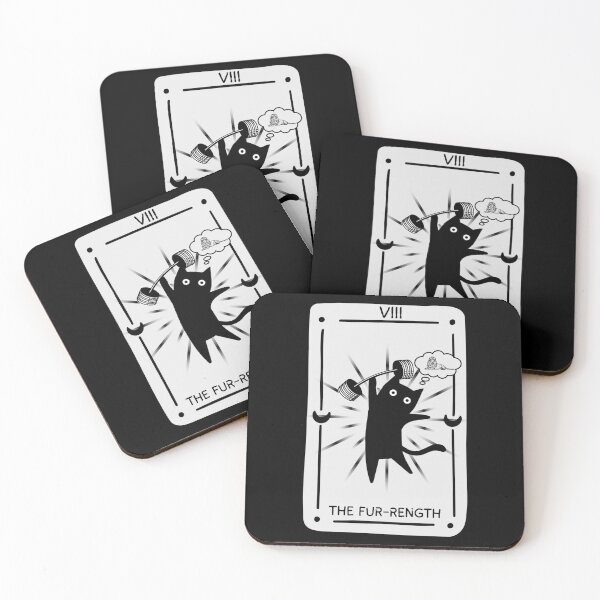 Item preview, The Meow-jor Arcana: The Fur-rength designed and sold by KomixsDesign.