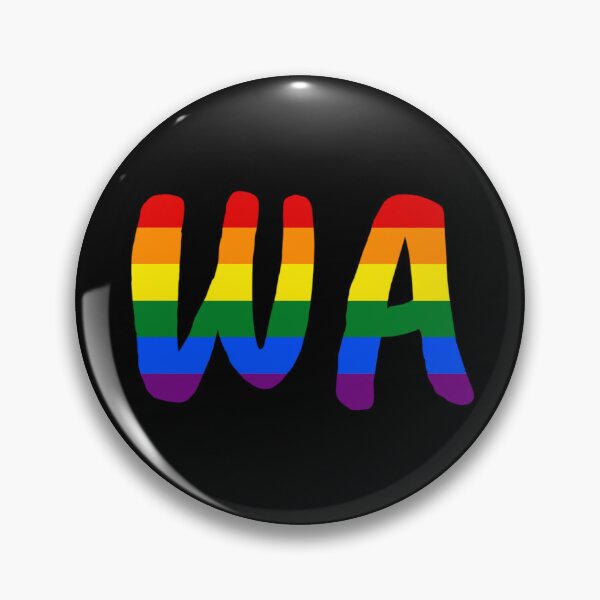 Item preview, WA Washington Rainbow Washington Abbreviation designed and sold by Strings  Stan.