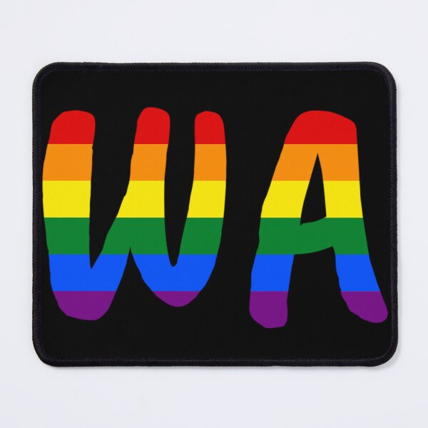 Item preview, WA Washington Rainbow Washington Abbreviation designed and sold by Strings  Stan.