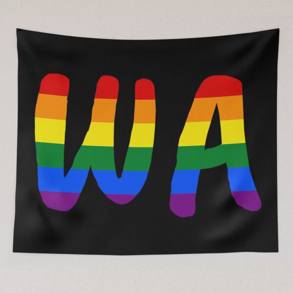 Item preview, WA Washington Rainbow Washington Abbreviation designed and sold by Strings  Stan.