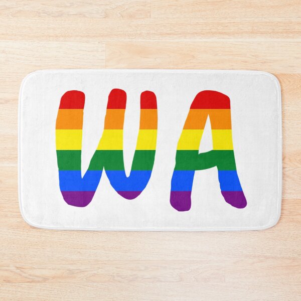 Item preview, WA Washington Rainbow Washington Abbreviation designed and sold by Strings  Stan.