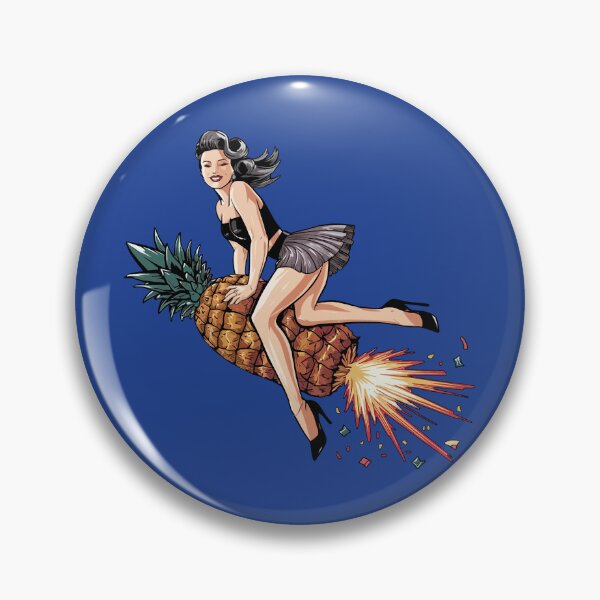 Item preview, Pinup Swinger Pineapple Rocket Girl  designed and sold by Vixen-Games.