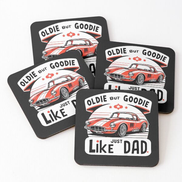 Item preview, Oldie But Goodie - Just Like Dad | Classic Car Father's Day Design designed and sold by Lobory.