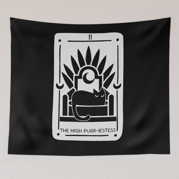 Item preview, The Meow-jor Arcana: The High Purr-iestess designed and sold by KomixsDesign.