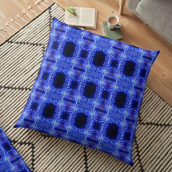 Pattern, design, tracery, weave, astonishing, amazing, surprising, wonderful Floor Pillow