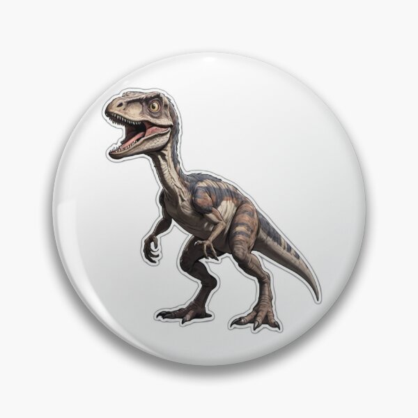 Item preview, Diseño de pegatina de dinosaurio Velociraptor realista designed and sold by Hz88.