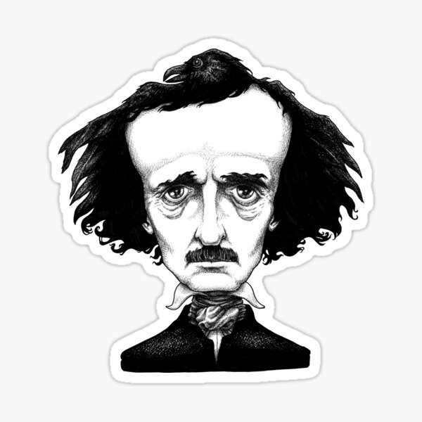 Edgar Allan Poe Sticker