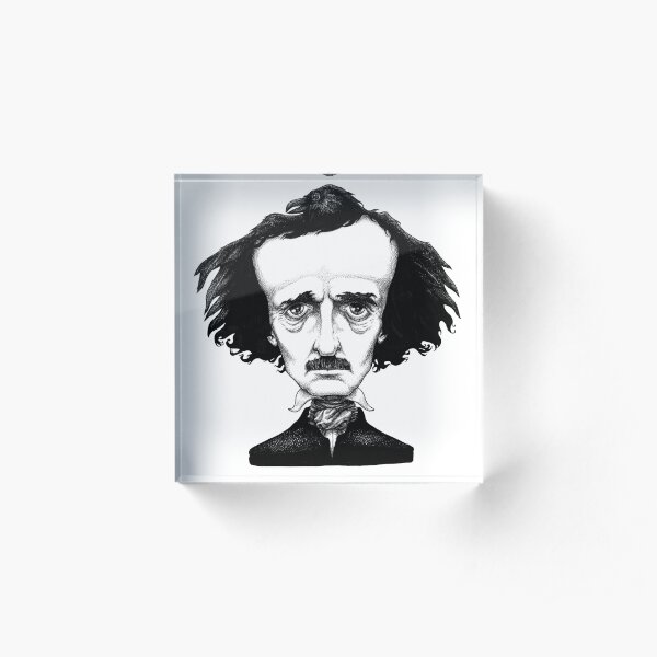 Edgar Allan Poe Acrylic Block