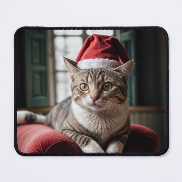 Item preview, christmas cat designed and sold by PosterCrafters.