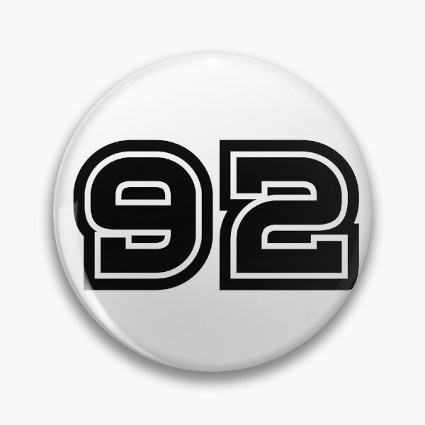 Item preview, 92, ninety-two, black, sport designed and sold by Numbers-Art.
