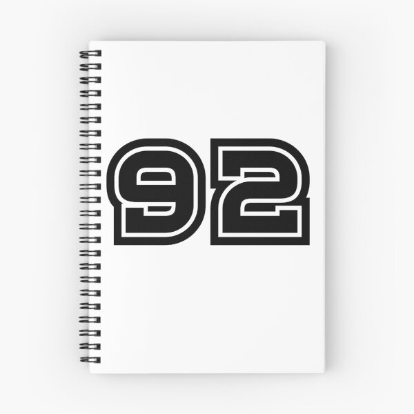 Item preview, 92, ninety-two, black, sport designed and sold by Numbers-Art.