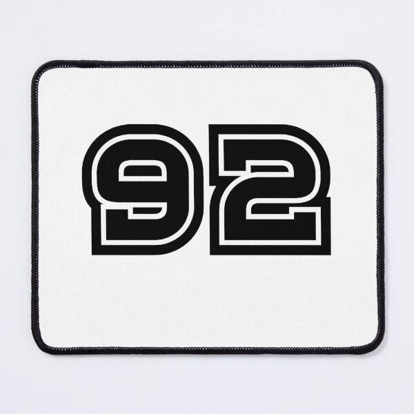 Item preview, 92, ninety-two, black, sport designed and sold by Numbers-Art.