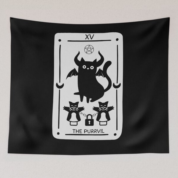 Item preview, The Meow-jor Arcana: The Purrvil designed and sold by KomixsDesign.