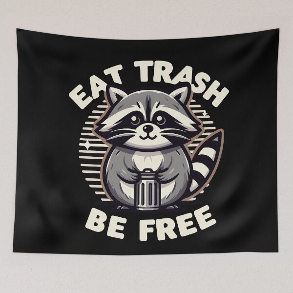 Item preview, Mapache urbano: el conocedor de la basura designed and sold by Designowner.
