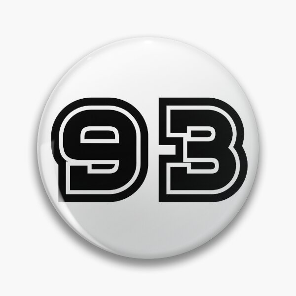 Item preview, 93, ninety-three, black, sport designed and sold by Numbers-Art.