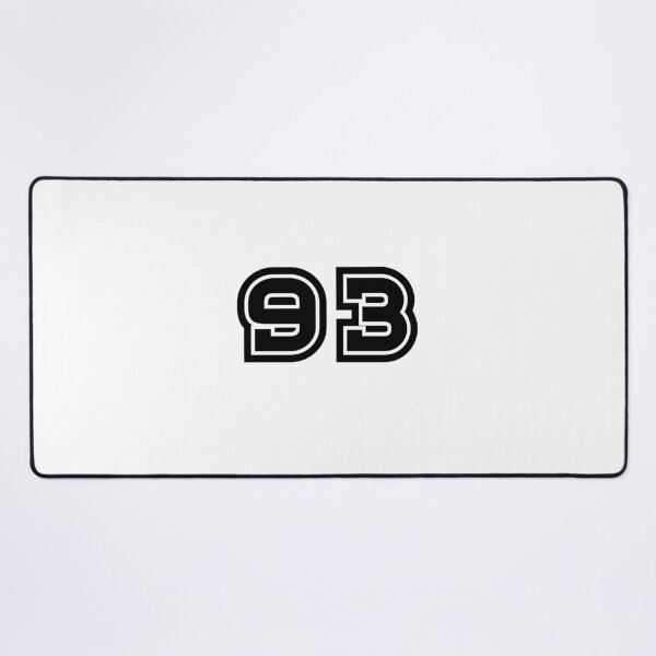 Item preview, 93, ninety-three, black, sport designed and sold by Numbers-Art.