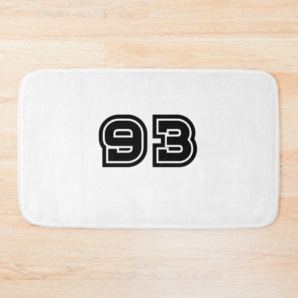 Item preview, 93, ninety-three, black, sport designed and sold by Numbers-Art.