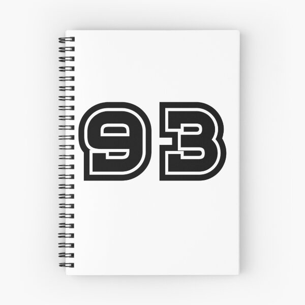 Item preview, 93, ninety-three, black, sport designed and sold by Numbers-Art.
