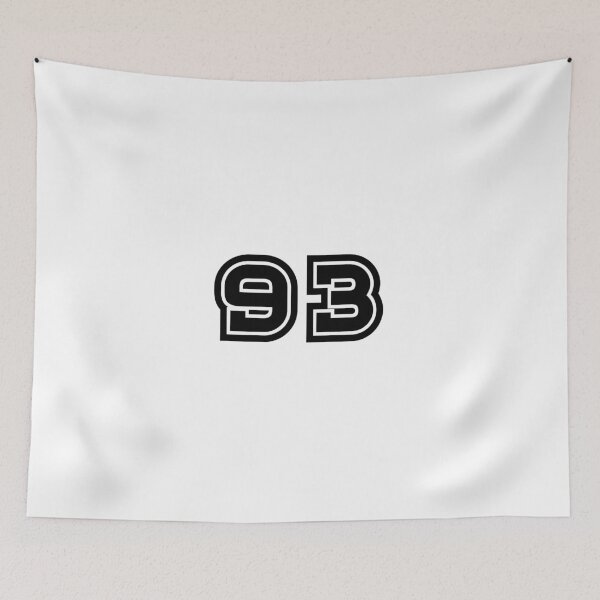 Item preview, 93, ninety-three, black, sport designed and sold by Numbers-Art.