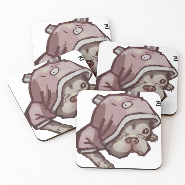 Item preview, Pitbull in pig pajamas designed and sold by HootWho.