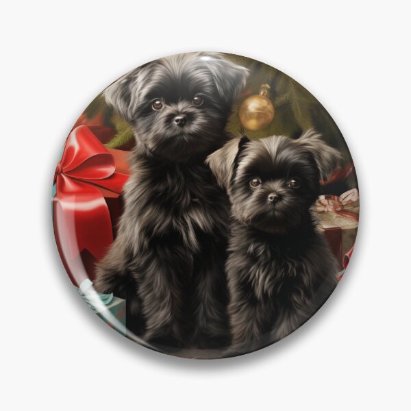 Item preview, Christmas Affenpinschers designed and sold by Samuelsboro.