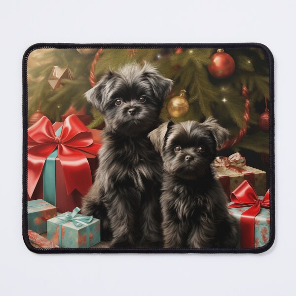 Item preview, Christmas Affenpinschers designed and sold by Samuelsboro.
