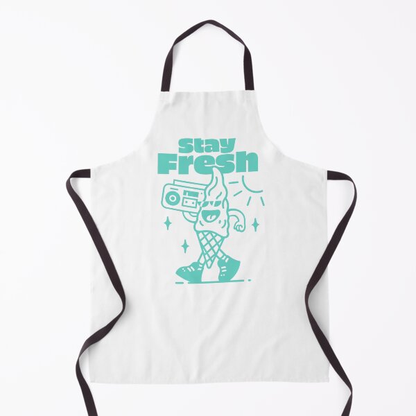 Item preview, STAY FRESH ice cream • mint green • boombox designed and sold by Ursule-art.