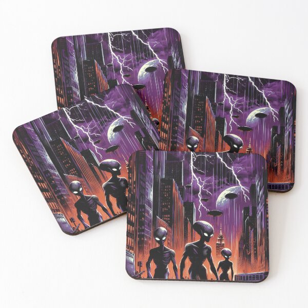 Item preview, Rainy Night Invasion designed and sold by Foxlindesigns.