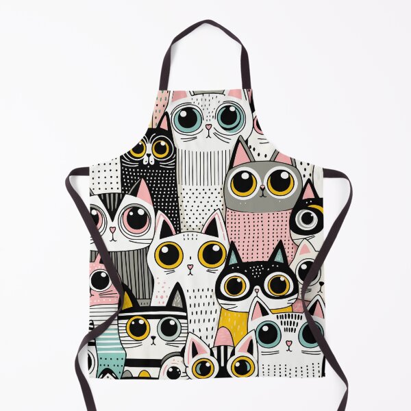 Item preview, Charming Cat Patterns Seamless designed and sold by Designowner.