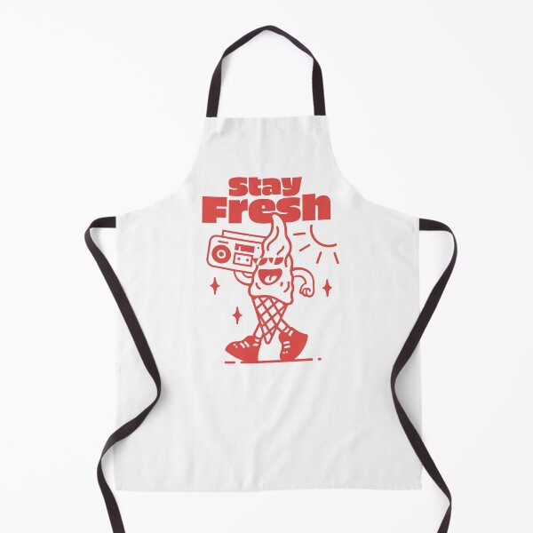 Item preview, STAY FRESH ice cream • red • boombox designed and sold by Ursule-art.