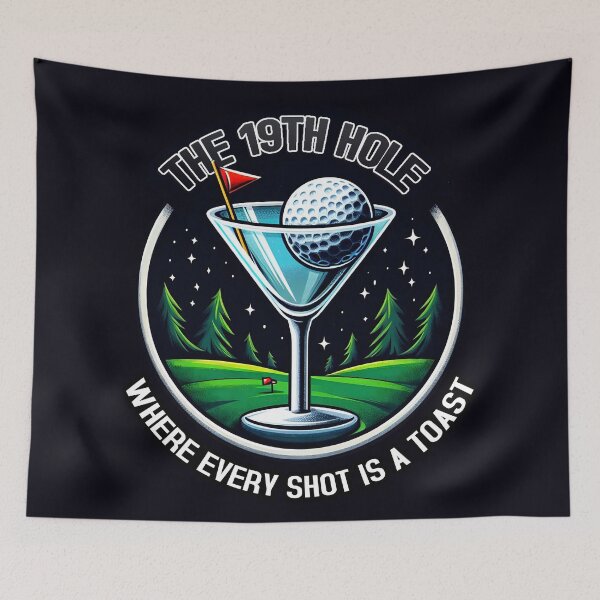 Item preview, 19th Golf Hole Where Every Shot Is A Toast designed and sold by SportsT-Shirts.
