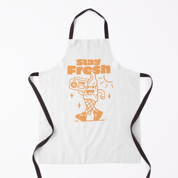 Item preview, STAY FRESH ice cream • yellow • boombox designed and sold by Ursule-art.