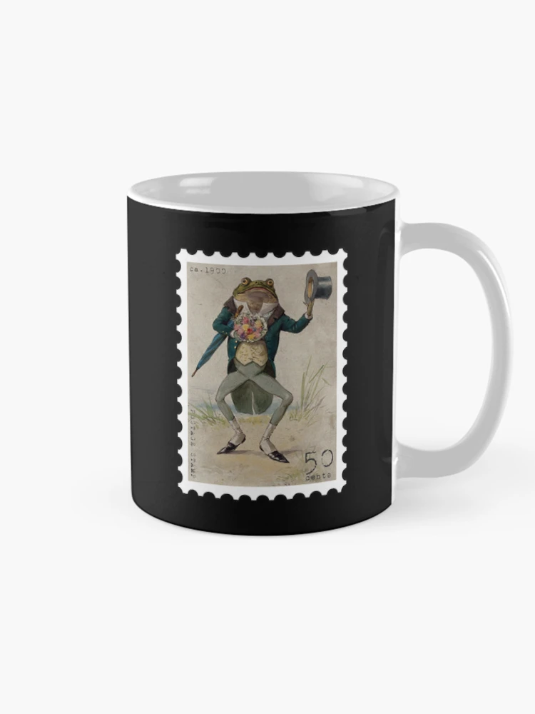 Thumbnail 3 of 6, Coffee Mug, Toad Stamp designed and sold by RabbitK.