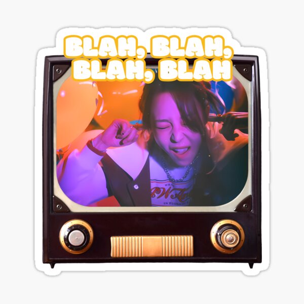 Moonbyul of Mamamoo Blah Blah Blah design Sticker