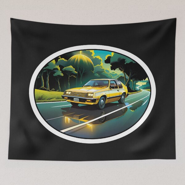 Item preview, Classic Vintage Car On The Road designed and sold by TheArtOfPat.