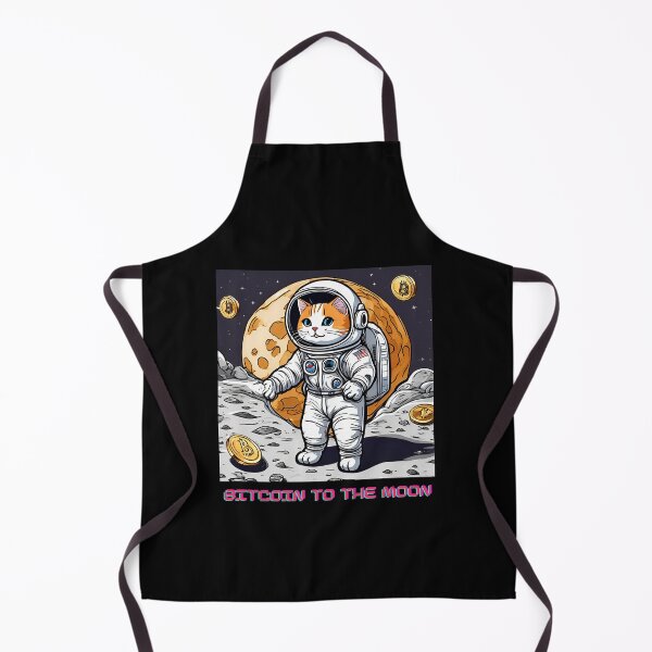 Item preview, Bitcoin to the moon Astronaut Cat designed and sold by sydney-syder.