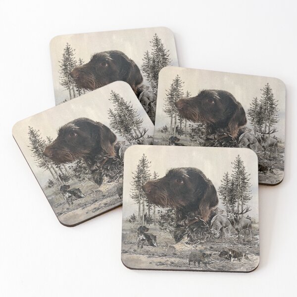 Item preview, German Wirehaired Pointer, Art 2  designed and sold by TammyHunterArt.