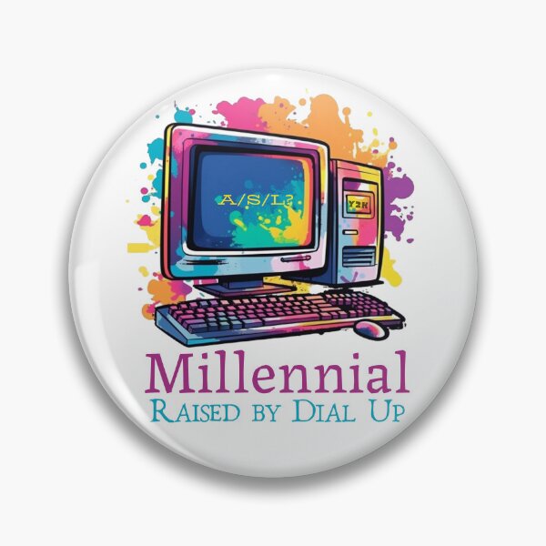 Item preview, Millennial Raised By Dial Up designed and sold by DigitalToast.