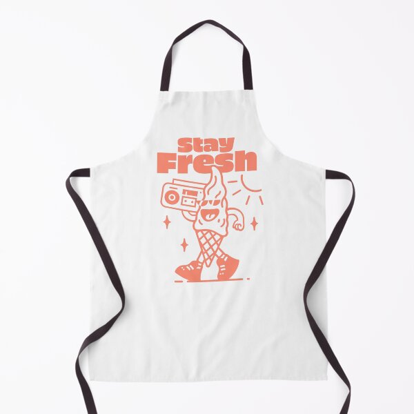 Item preview, STAY FRESH ice cream • coral • boombox designed and sold by Ursule-art.