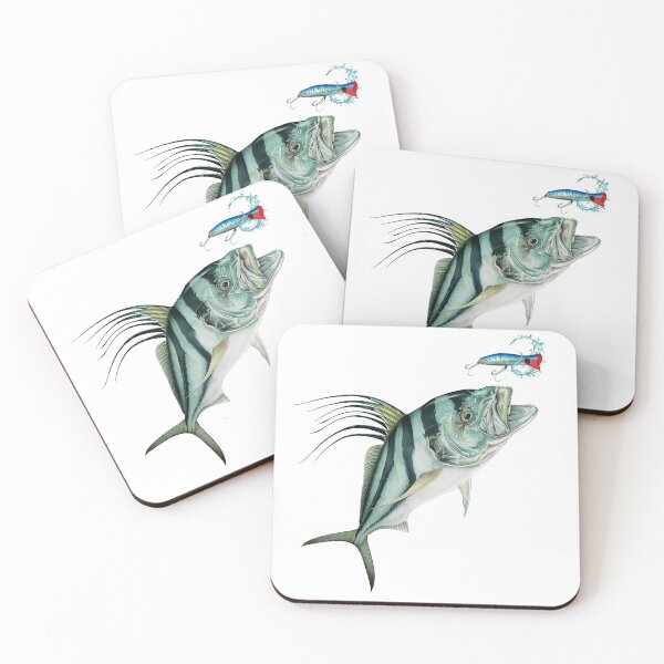 Item preview, Roosterfish and popper designed and sold by Paul Kyriakides.