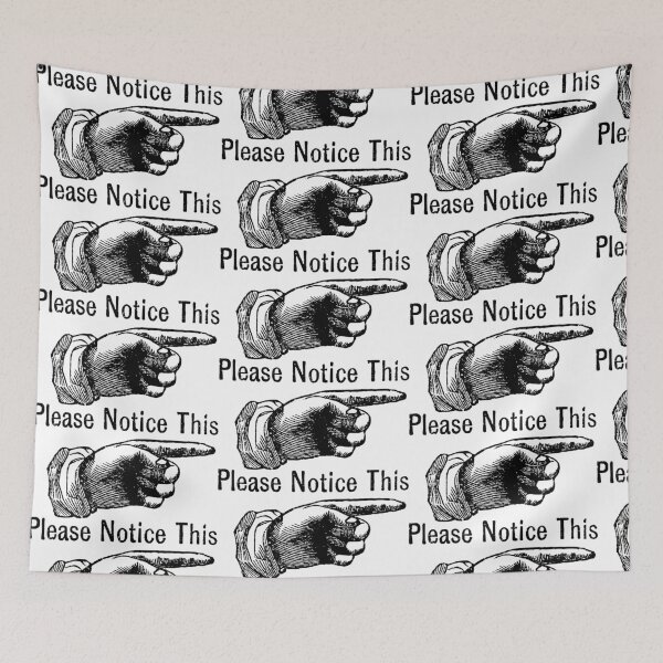 Item preview, Please Notice This designed and sold by DoodleDashCollective.