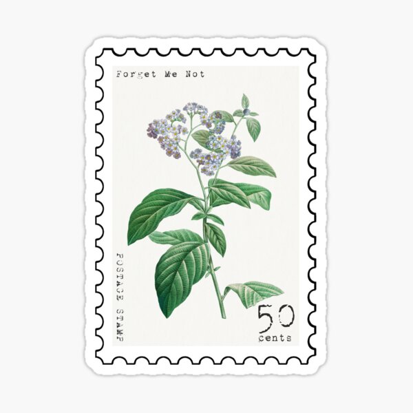 Item preview, Forget Me Not Stamp designed and sold by RabbitK.