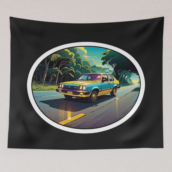 Item preview, Classic Vintage Car On The Road designed and sold by TheArtOfPat.