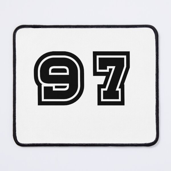 Item preview, 97, ninety-seven, black, sport designed and sold by Numbers-Art.