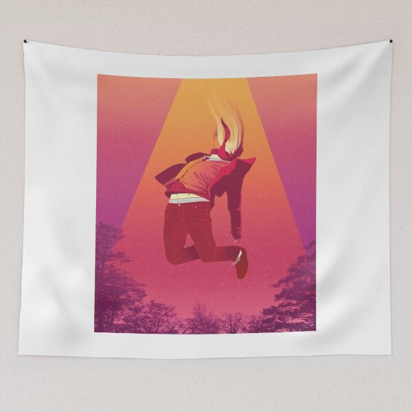 Item preview, Fiery Leap Contemporary Canvas Art	 designed and sold by DreemAnlito.