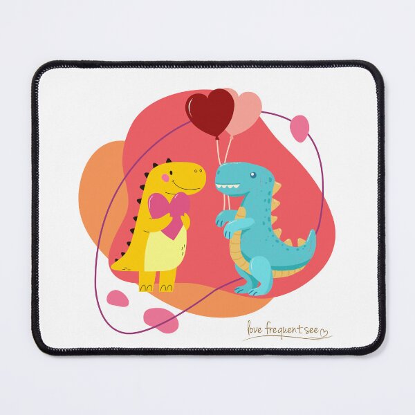 Item preview, Dinosaur Love - an old romantic story designed and sold by LoveFrequentSee.